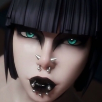 Goth Madeline Nude