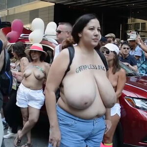 Pubblic Nude Protest Nude