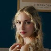 Thin Blonde German Model Antonia Nude