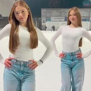 Twins on ice Nude