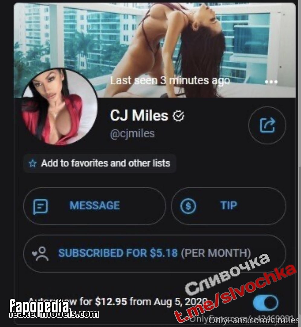 CjMiles Nude OnlyFans Leaks