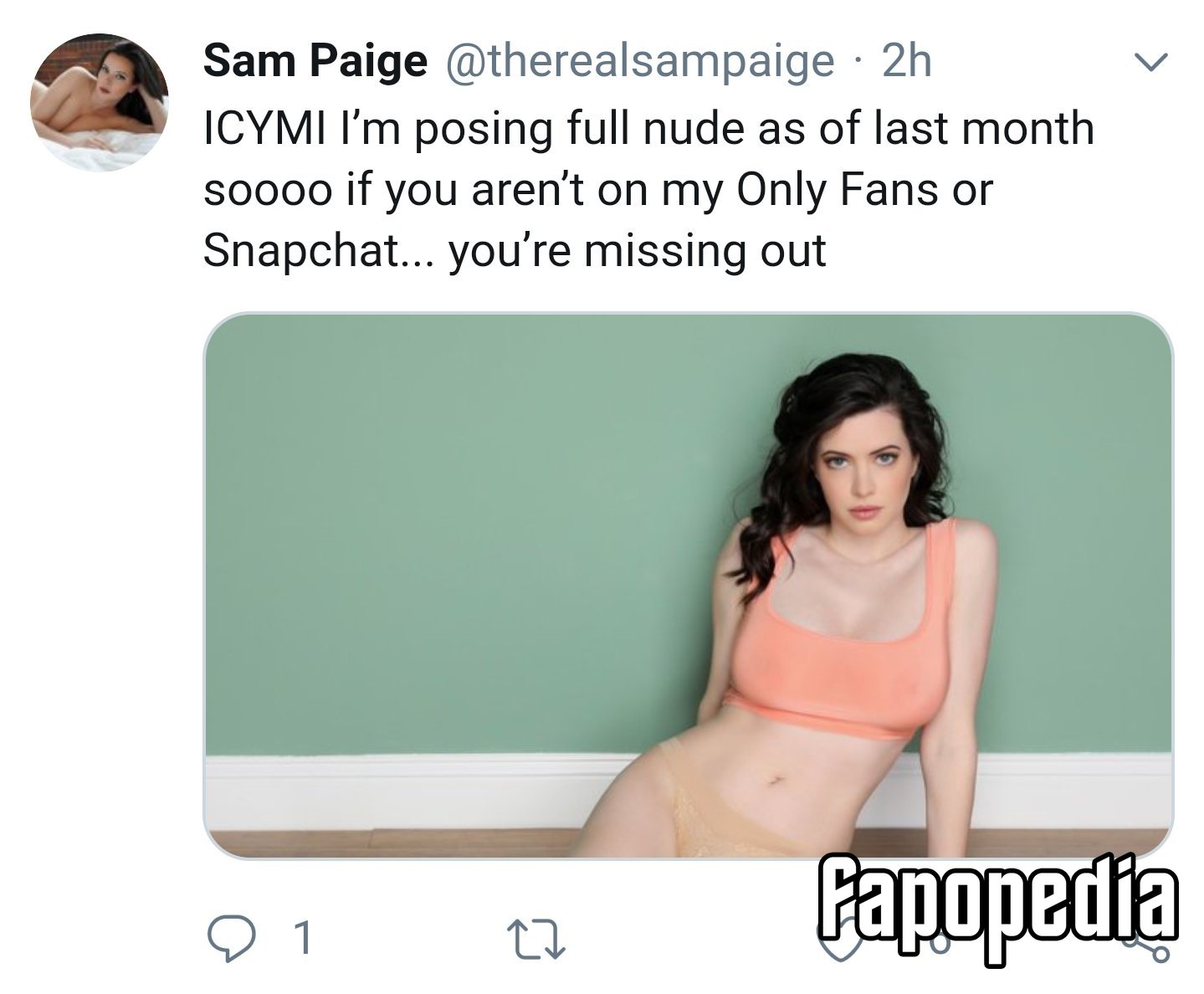 Sam Paige Nude OnlyFans Leaks