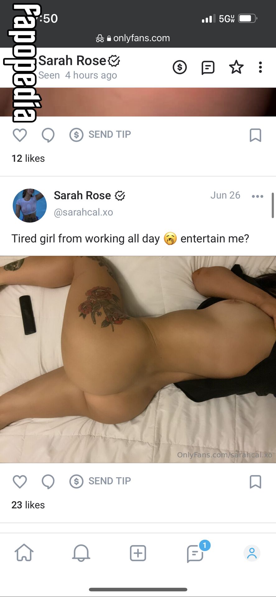 Sara rose onlyfans leaks
